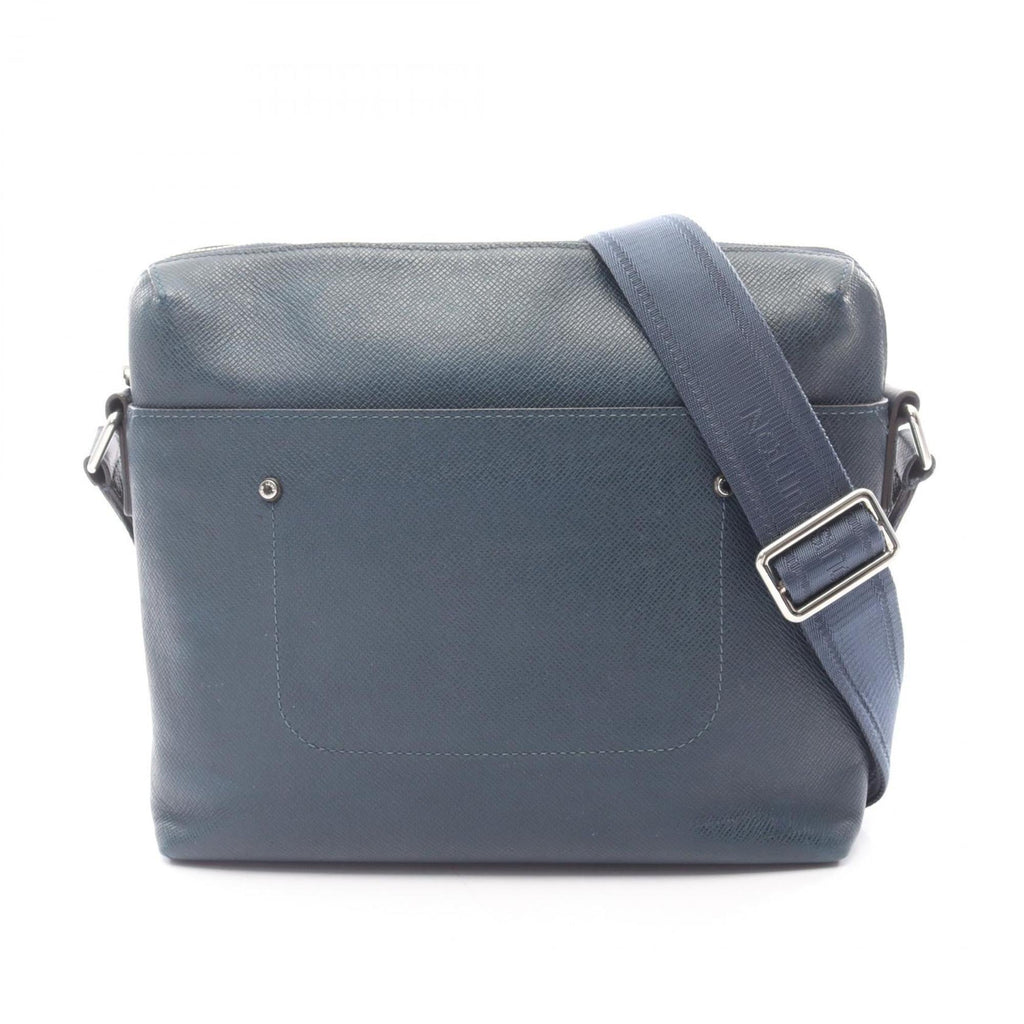 Louis Vuitton Navy Taiga Leather Leather Handbag Shoulder Bag