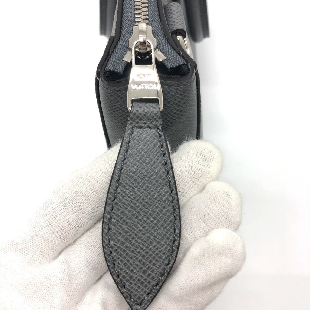 Louis Vuitton Taiga Gray Taiga Leather Briefcase