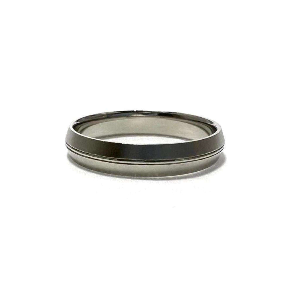 Celine Platinum 850 Band Ring