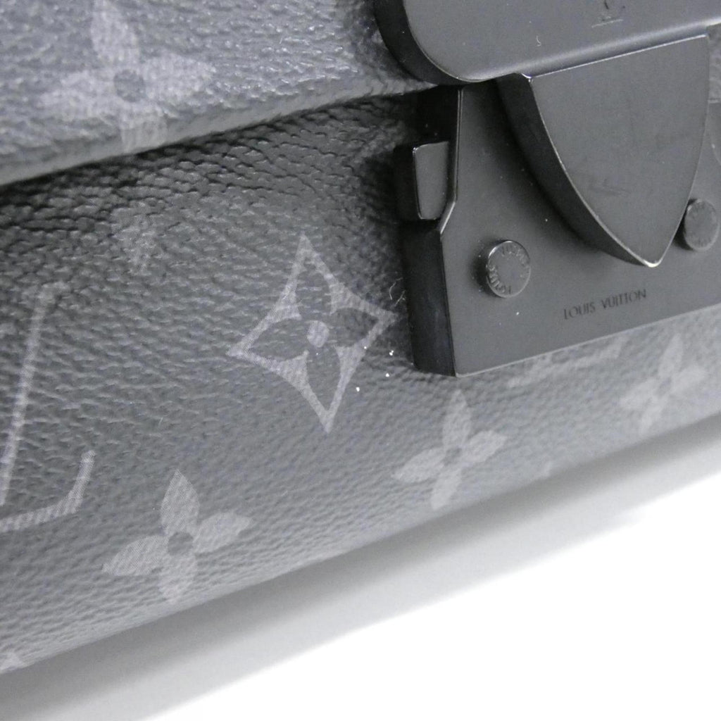Louis Vuitton Black Coated Canvas Shoulder Bag