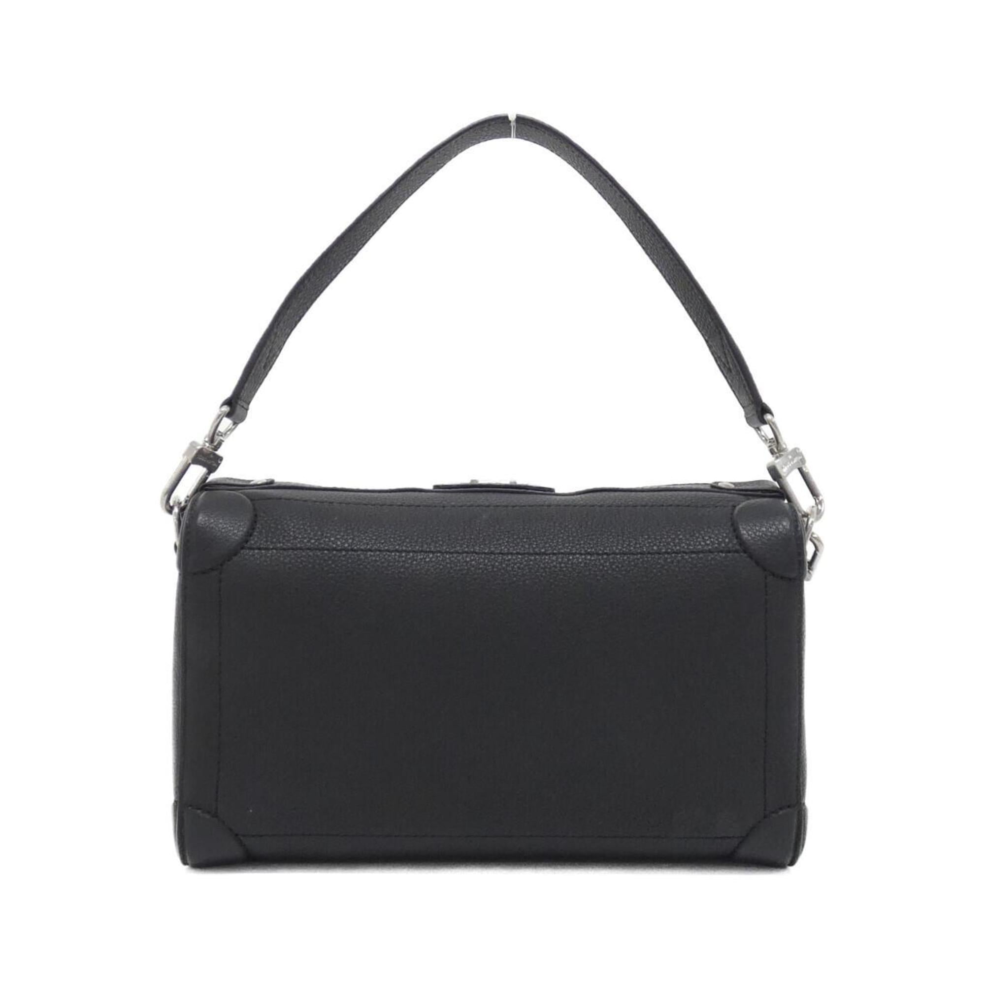 Louis Vuitton Black Leather Shoulder Bag