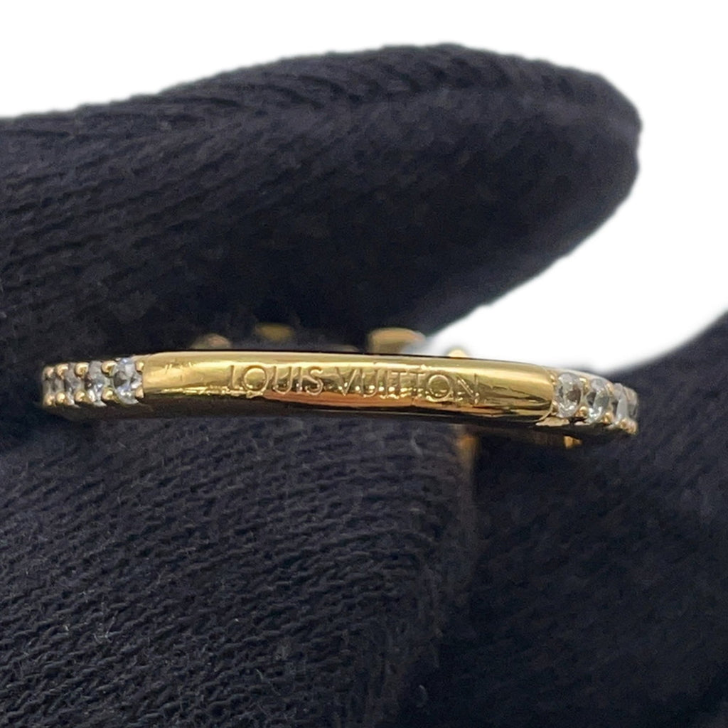 Louis Vuitton Gold Gold Plating Band Ring