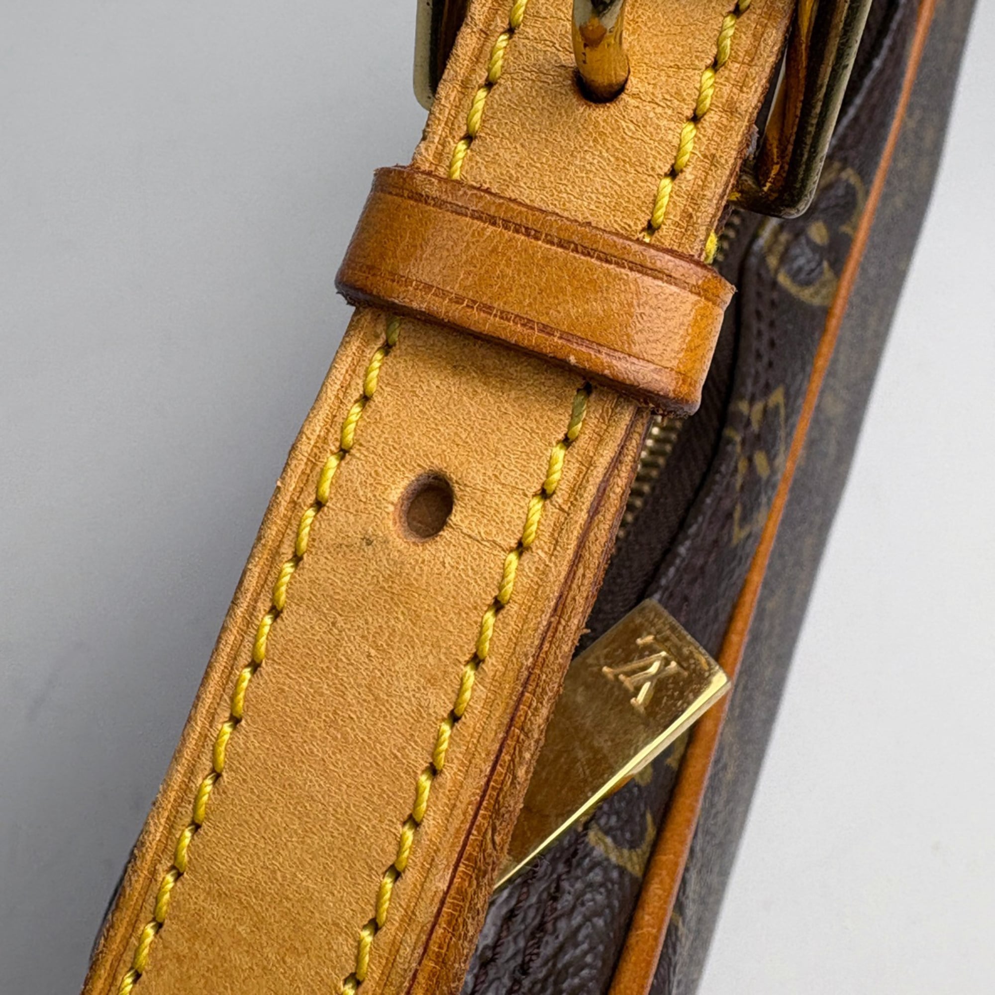 Louis Vuitton Brown Monogram Pochette Shoulder Bag