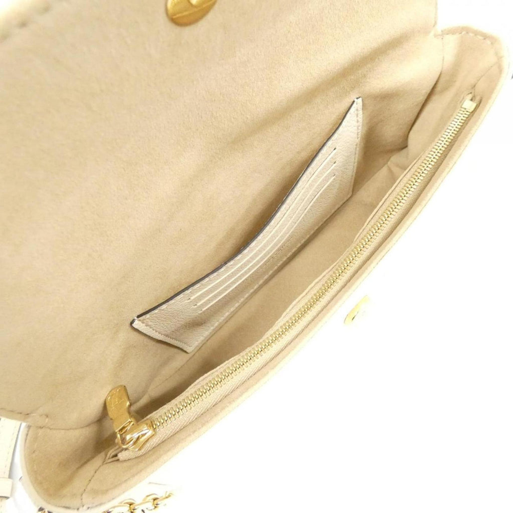 Louis Vuitton Cream Leather Shoulder Bag