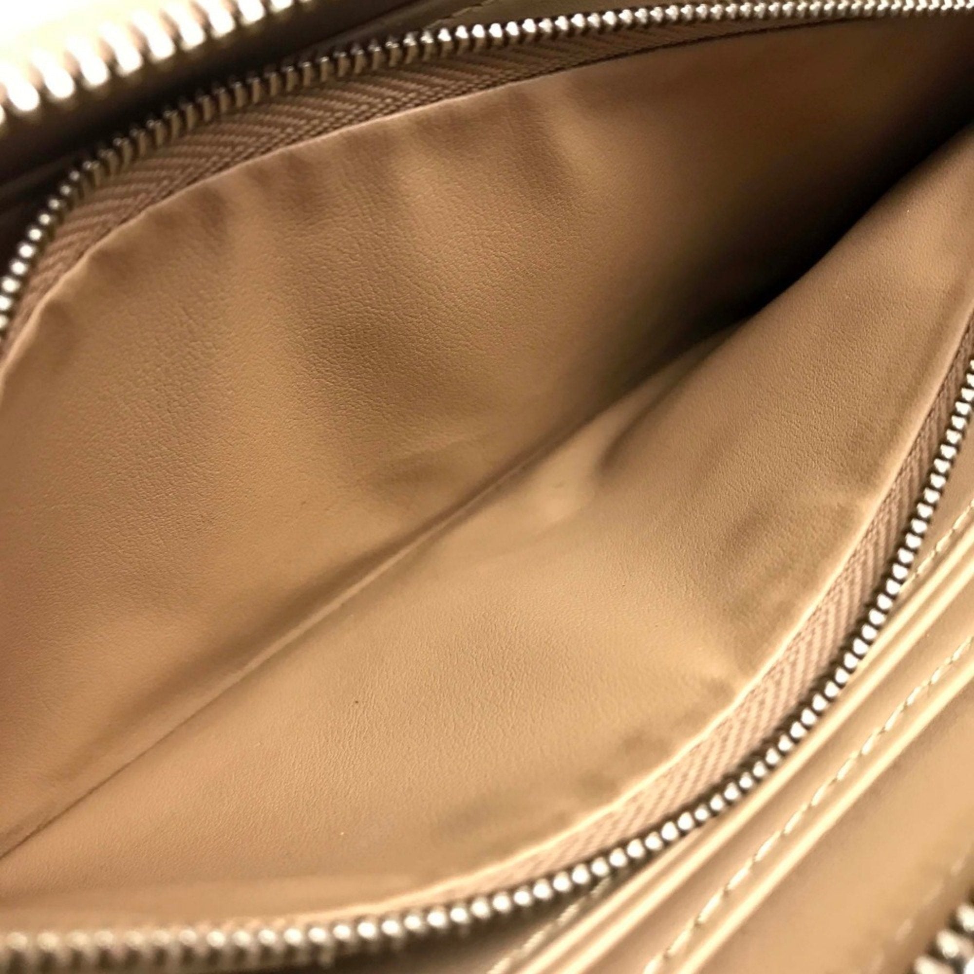 Louis Vuitton Beige Leather Long Wallet