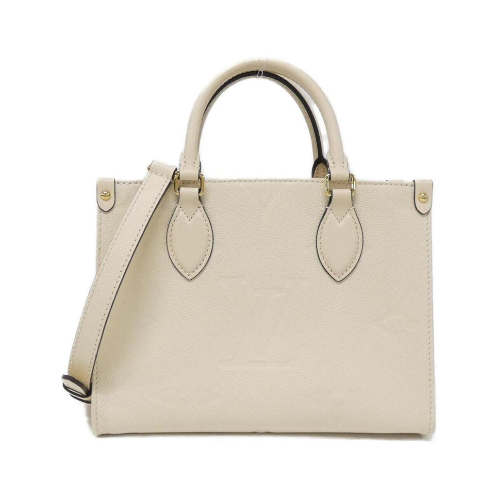 Louis Vuitton Cream Leather Handbag