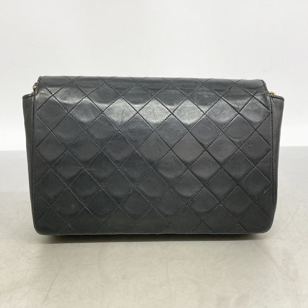 Chanel Black Leather Shoulder Bag