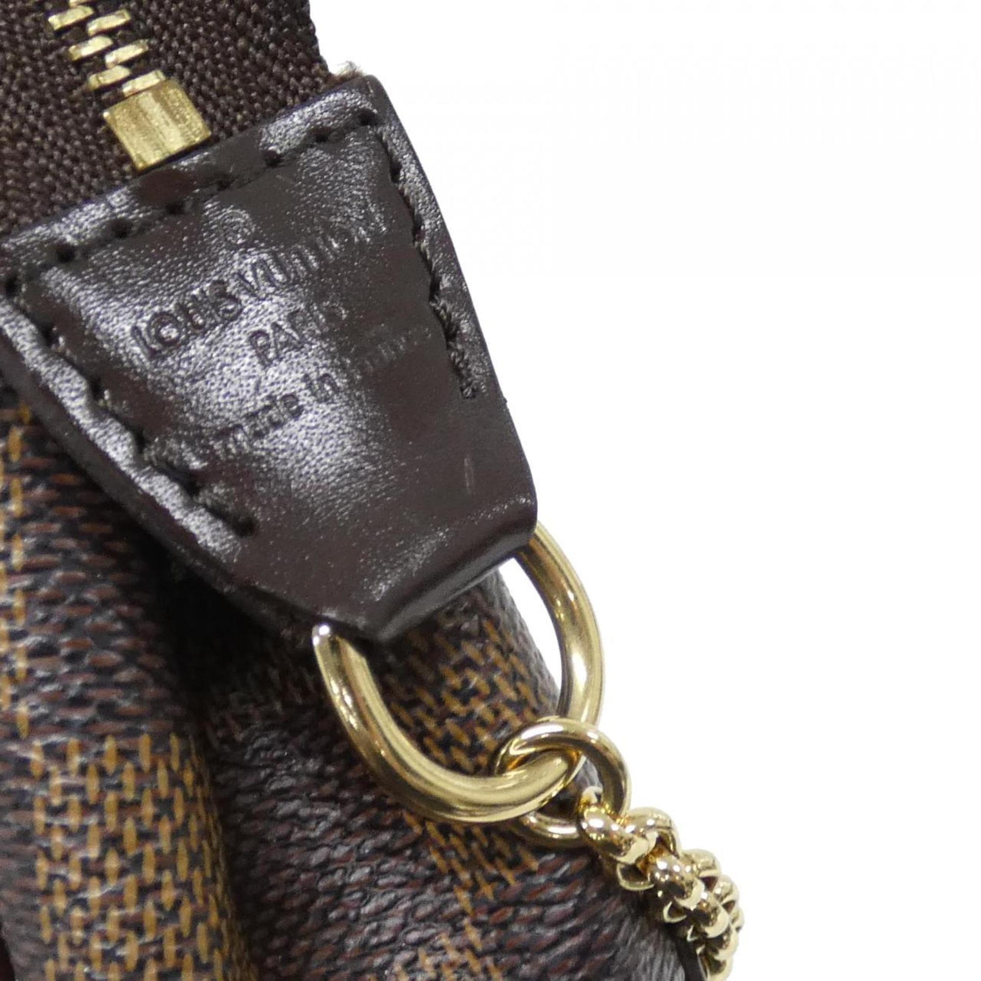 Louis Vuitton Brown Coated Canvas Shoulder Bag