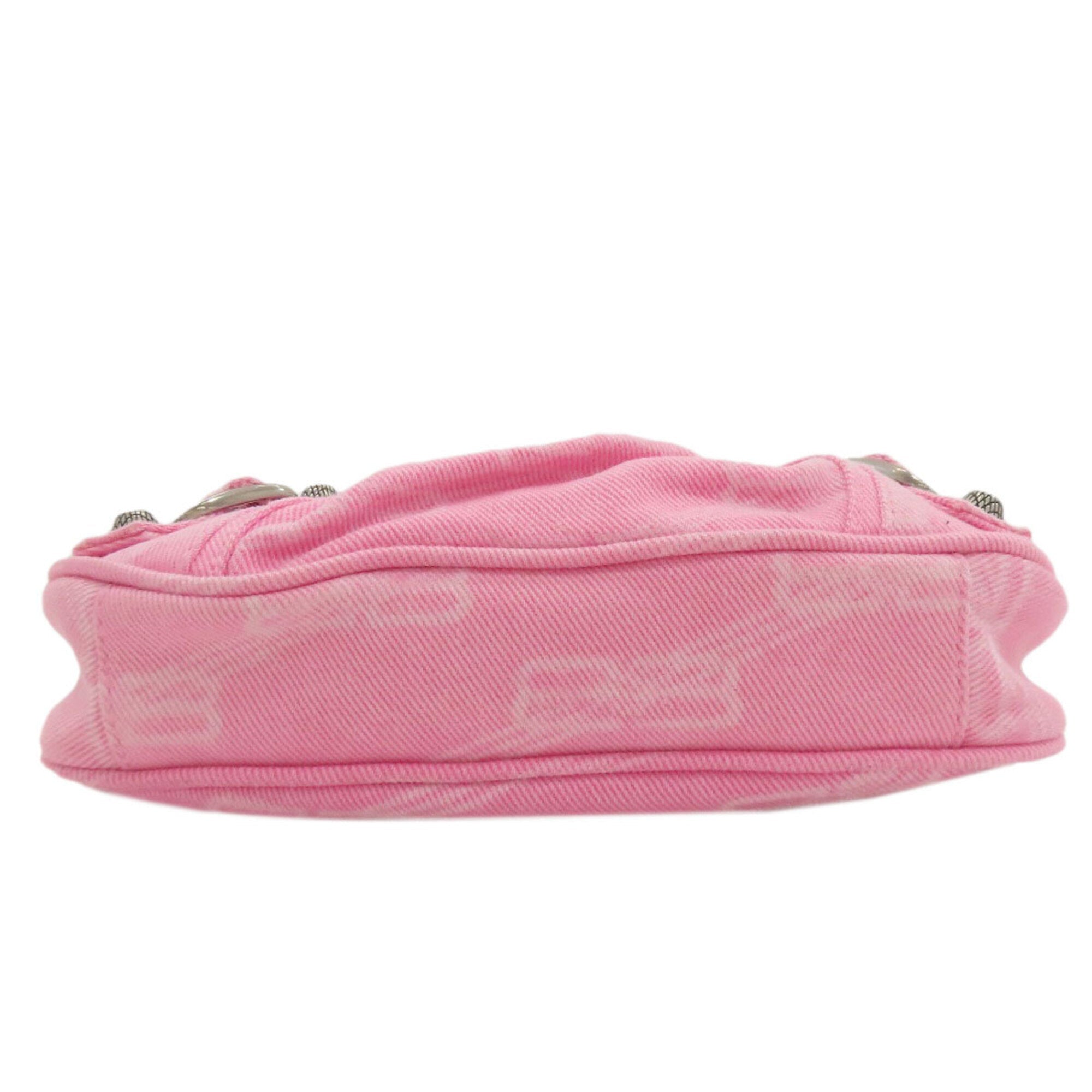 Balenciaga Pink Canvas Hand