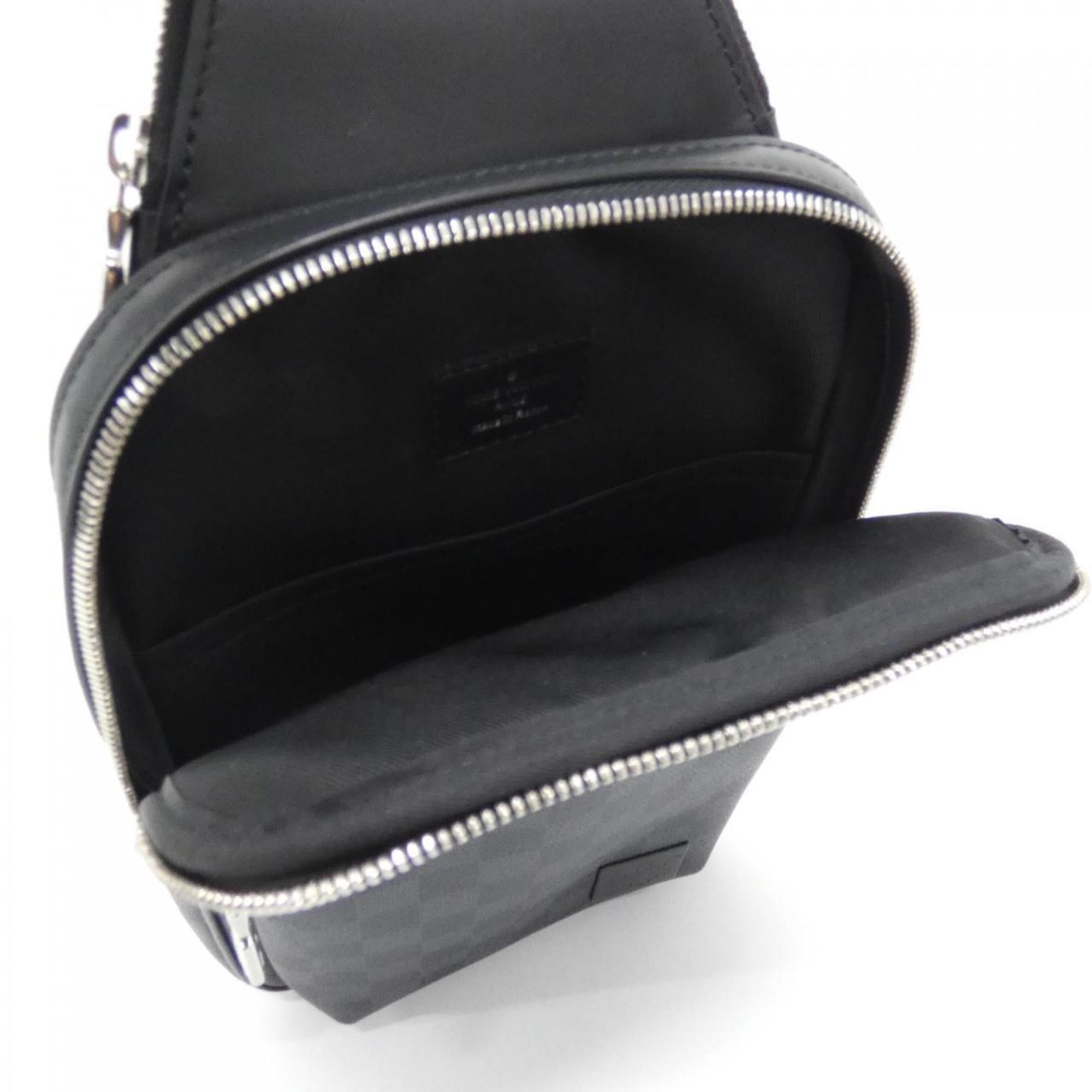 Louis Vuitton Graphite Coated Canvas Shoulder Bag