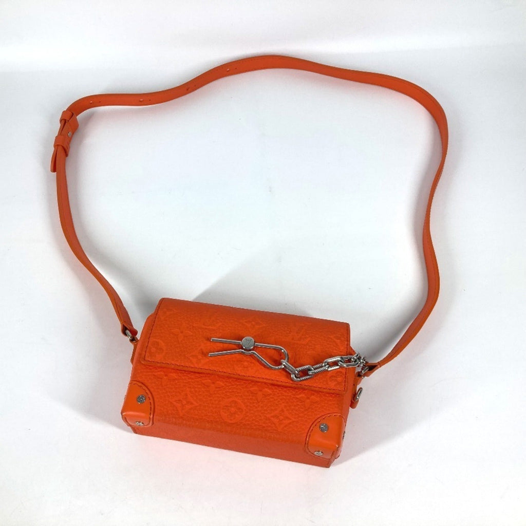 Louis Vuitton Orange Leather Pochette Shoulder Bag