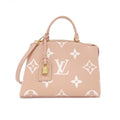 Louis Vuitton Cream Pink Leather Handbag