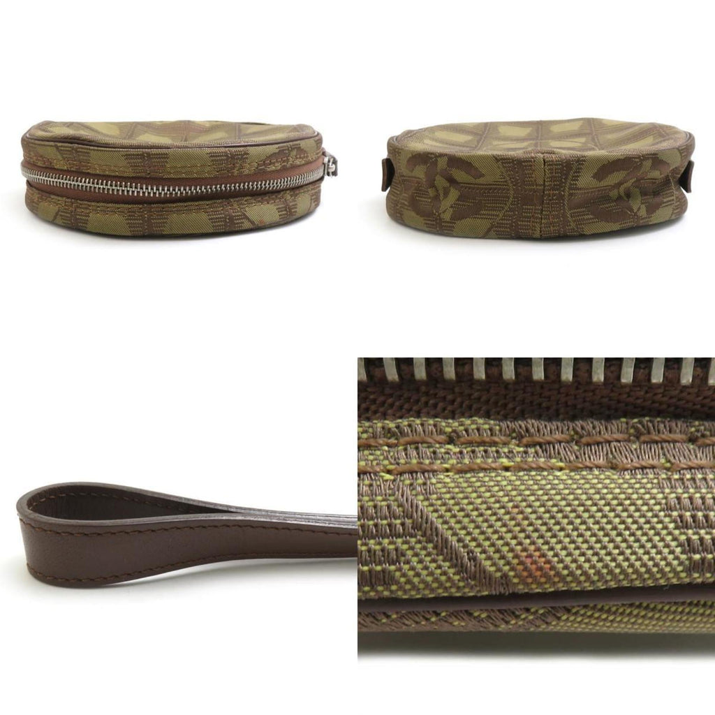 Chanel Brown Khaki New Travel Line Pouch