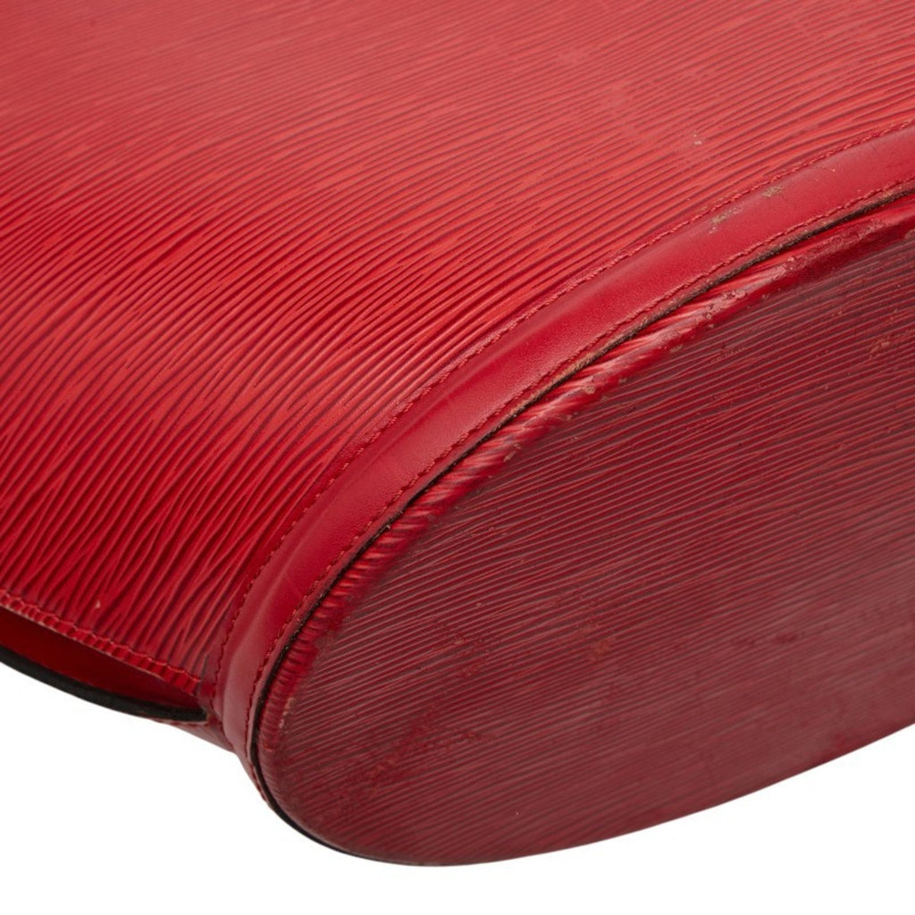 Louis Vuitton Castilian Red Leather Shoulder Bag Tote Bag
