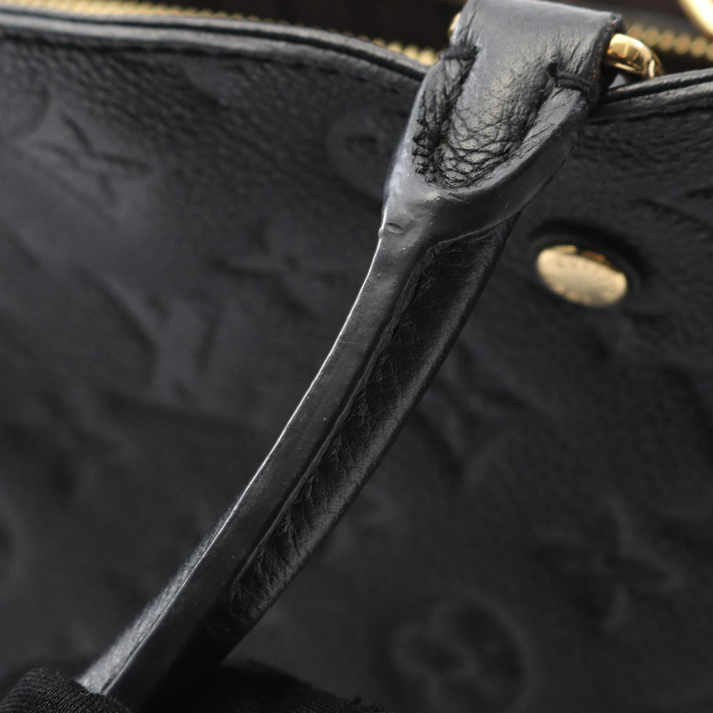 Louis Vuitton Black Cuir Ombre Leather Monogram Empreinte Handbag