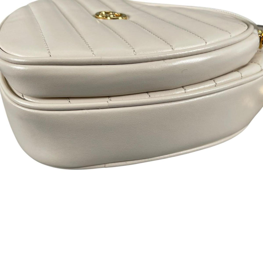 Gucci White Leather Shoulder Bag (Pre-Owned)
