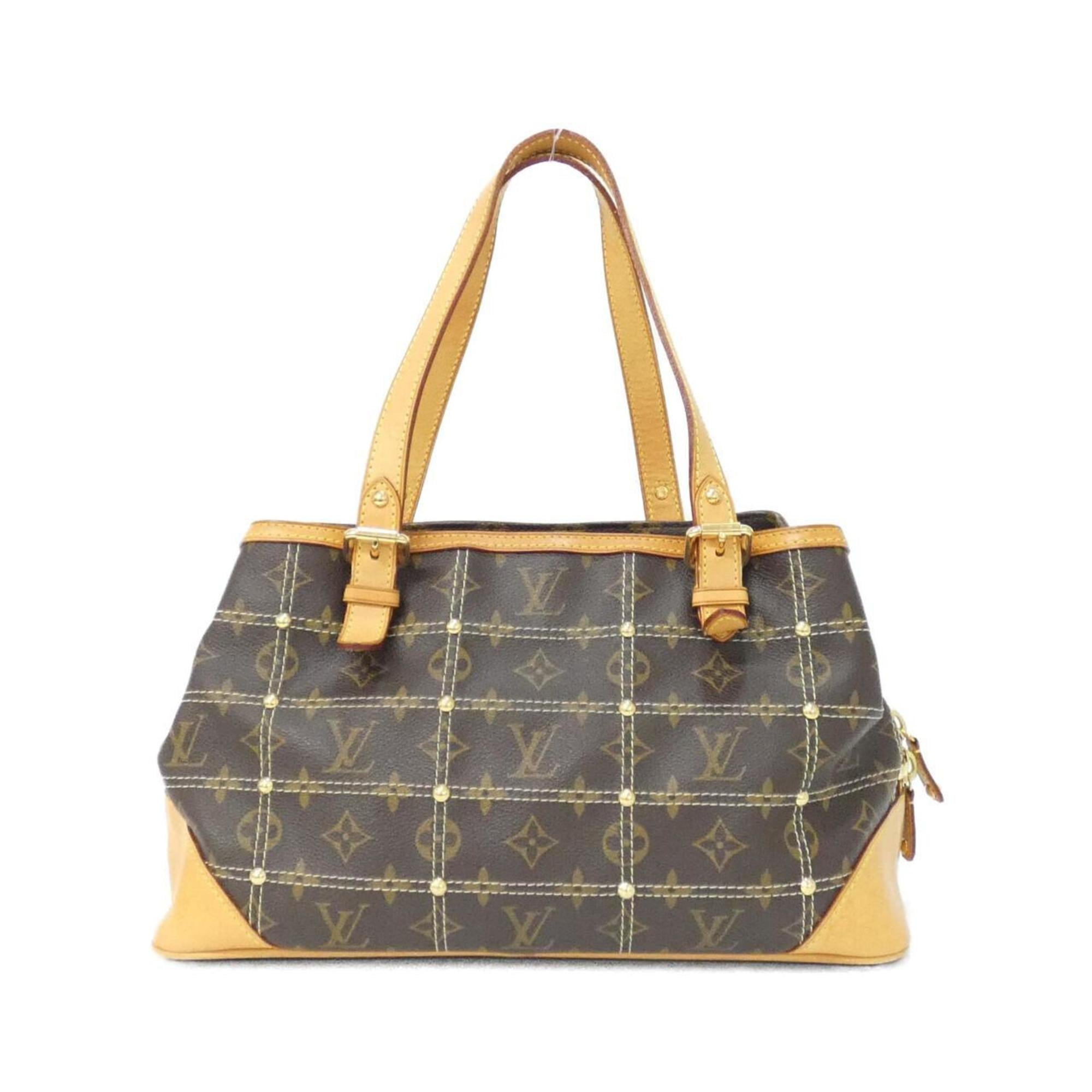 Louis Vuitton Marron Coated Canvas Handbag
