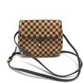 Louis Vuitton Brown Leather Pochette Shoulder Bag