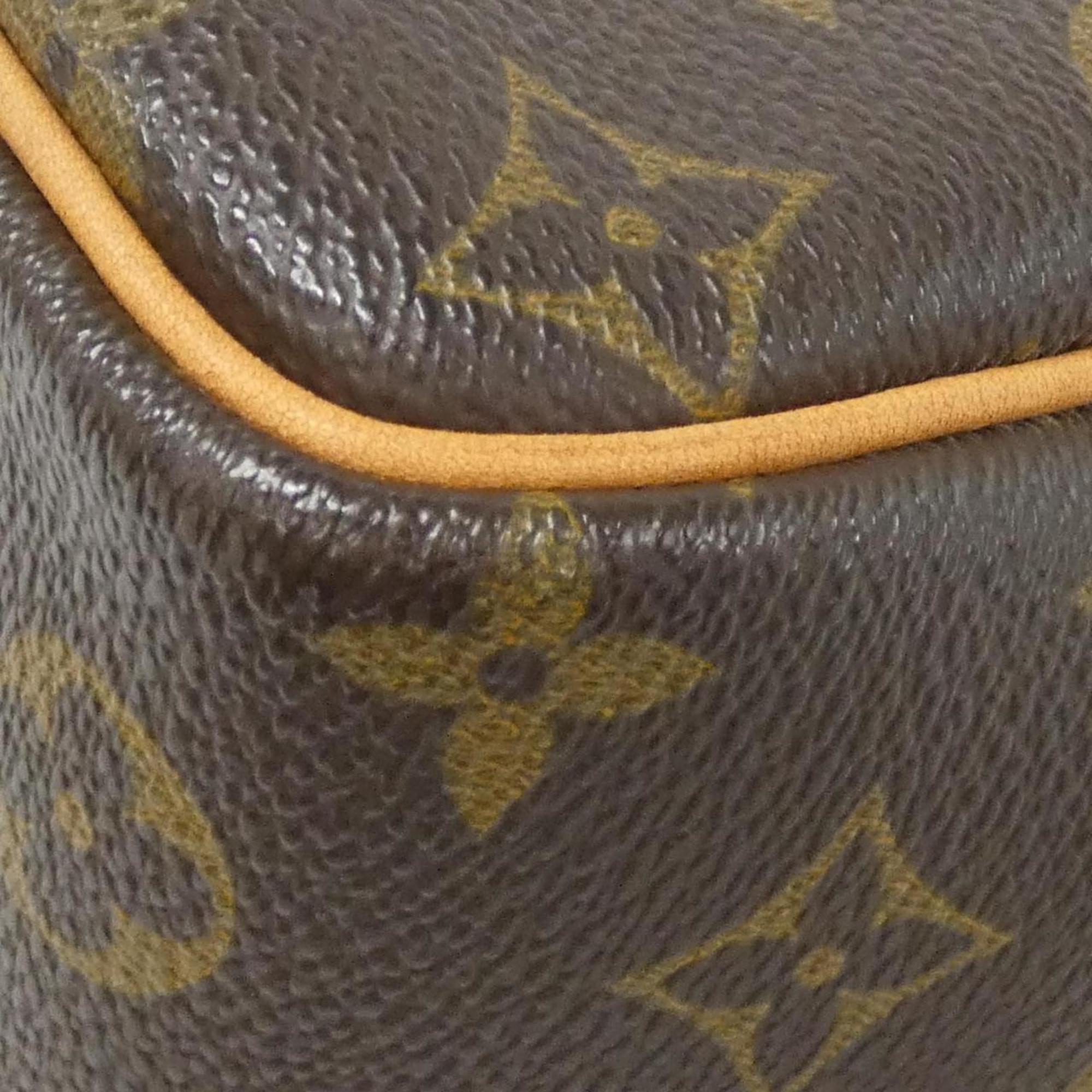 Louis Vuitton Brown Coated Canvas Handbag