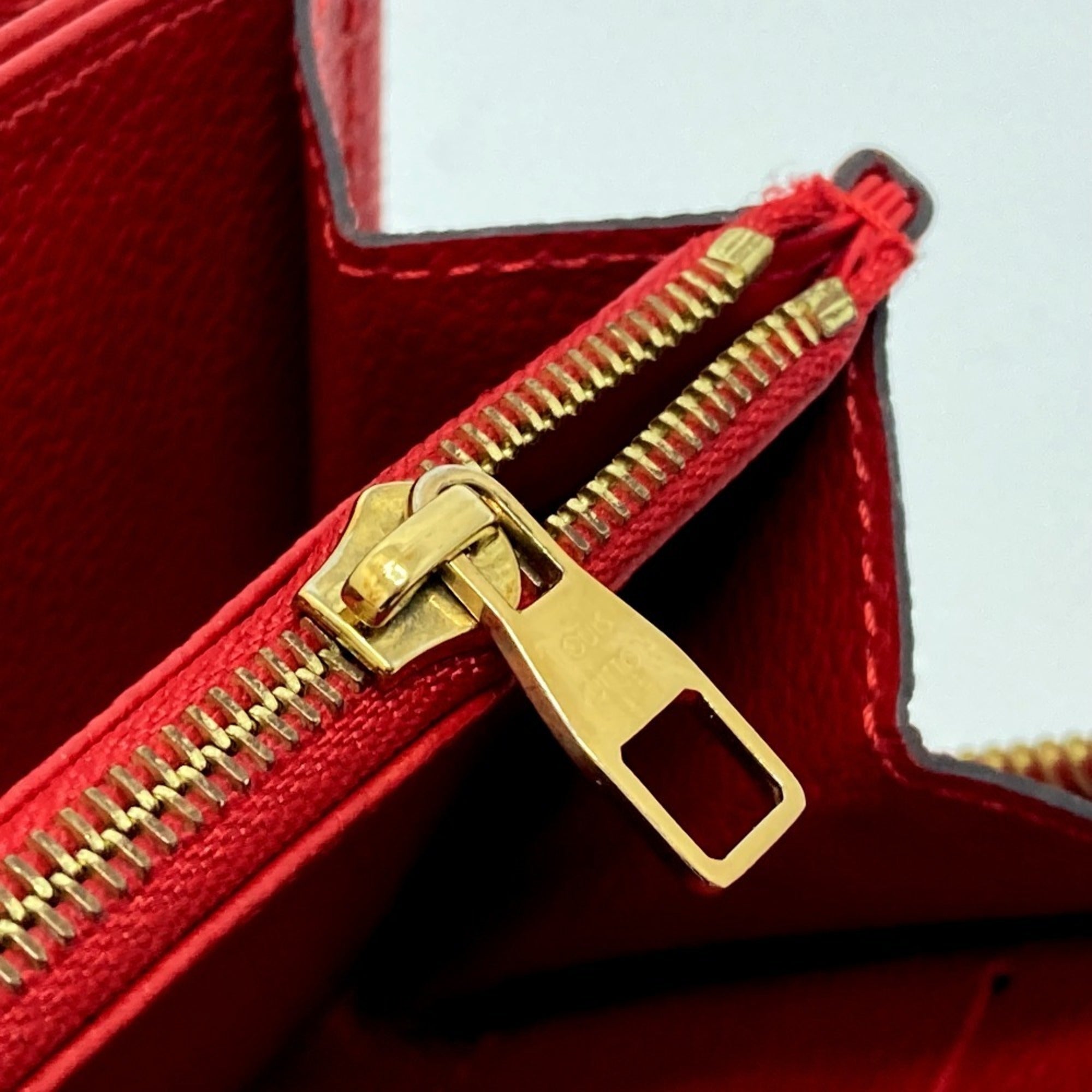 Louis Vuitton Monogram Empreinte Cerise Red Color Monogram Empreinte Long Wallet