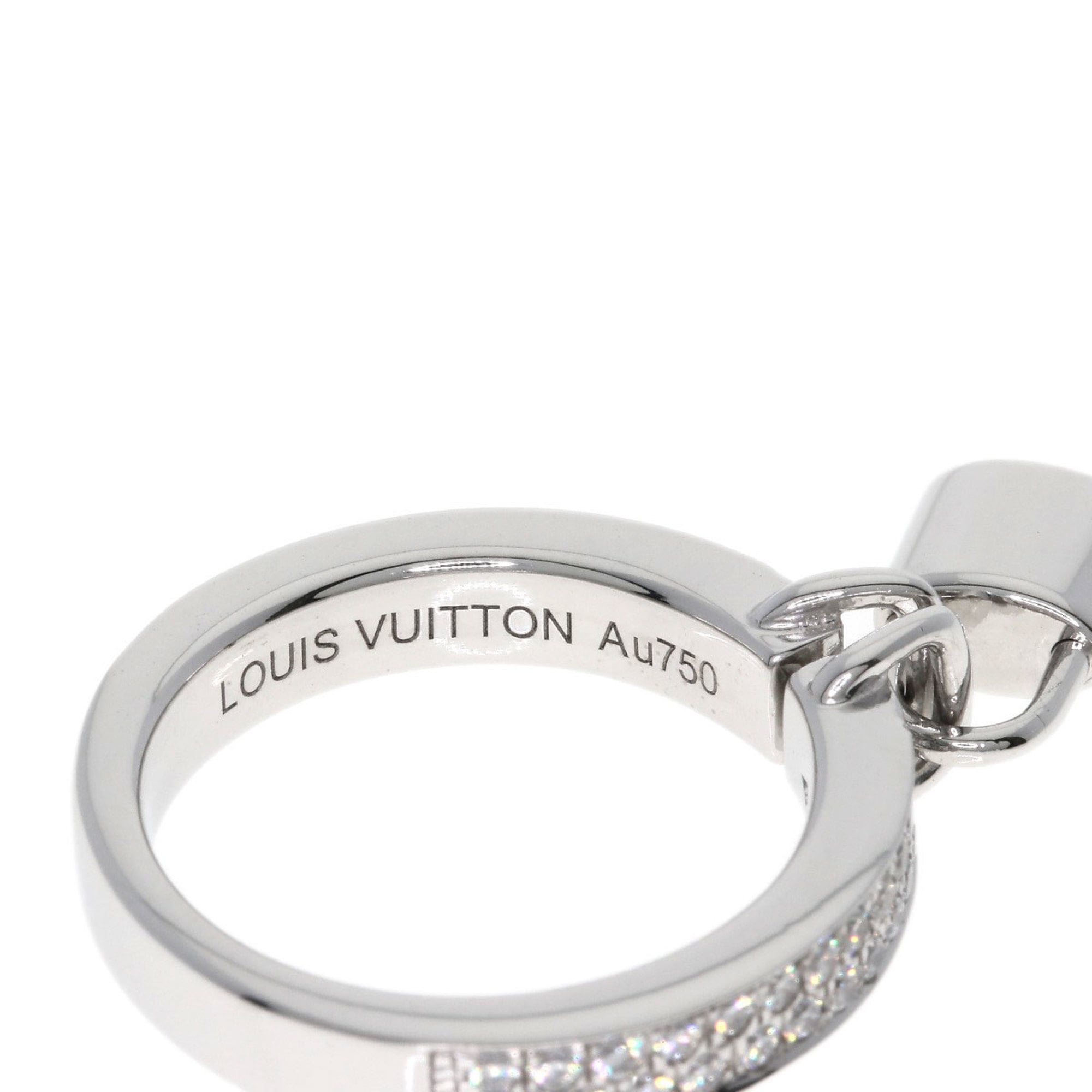 Louis Vuitton White Gold (18K) Band Ring