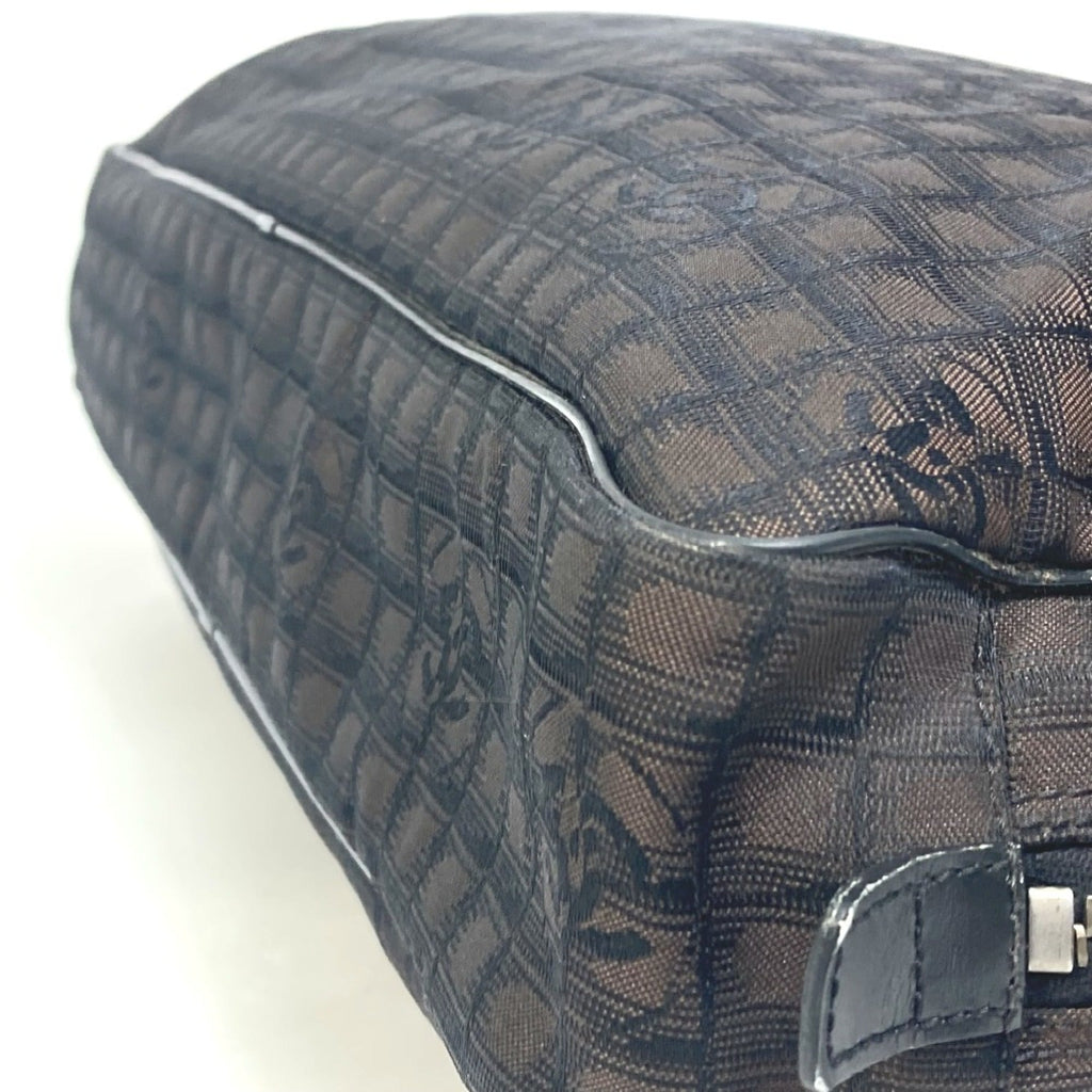 Chanel Brown Cloth Briefcase