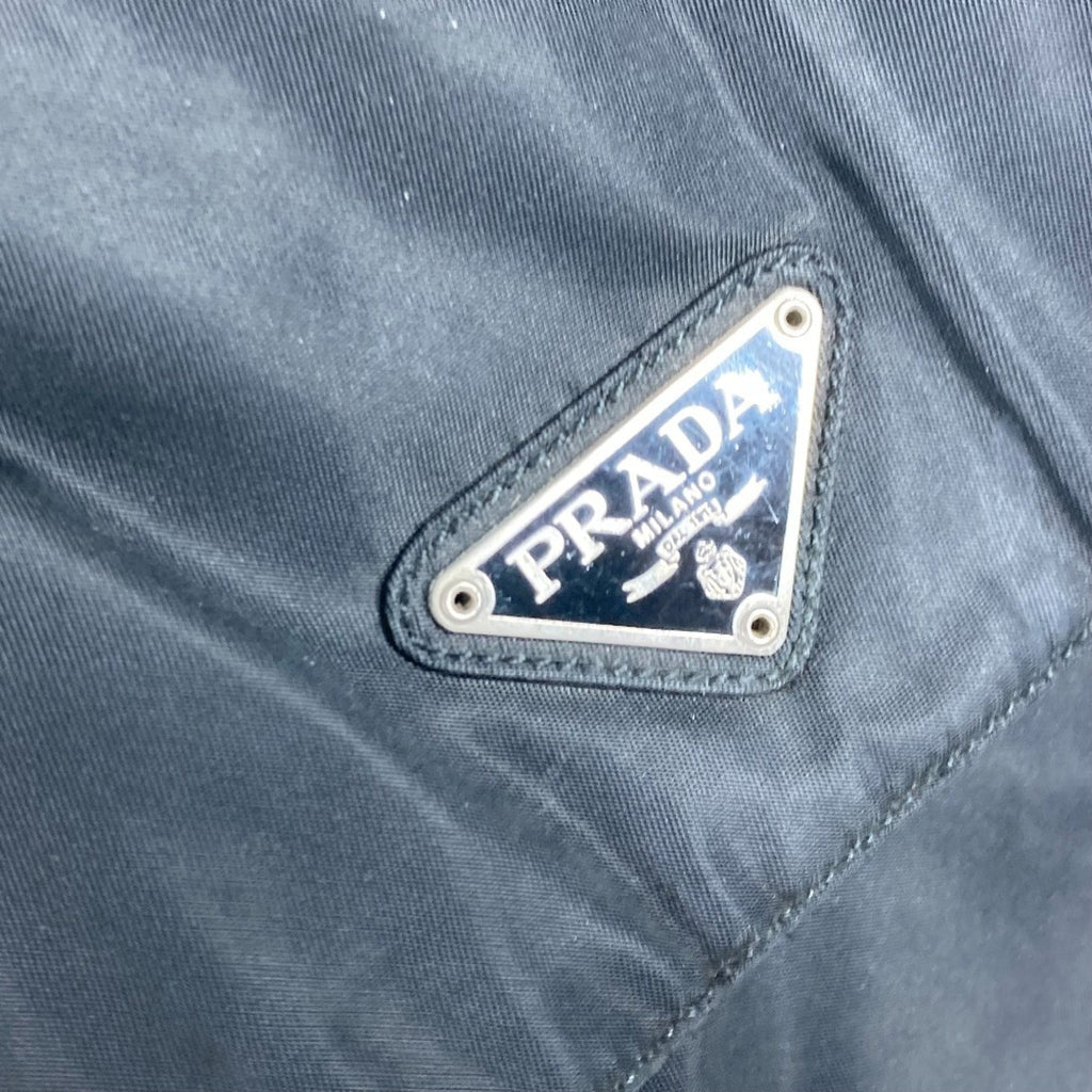Prada Black Cloth Backpack