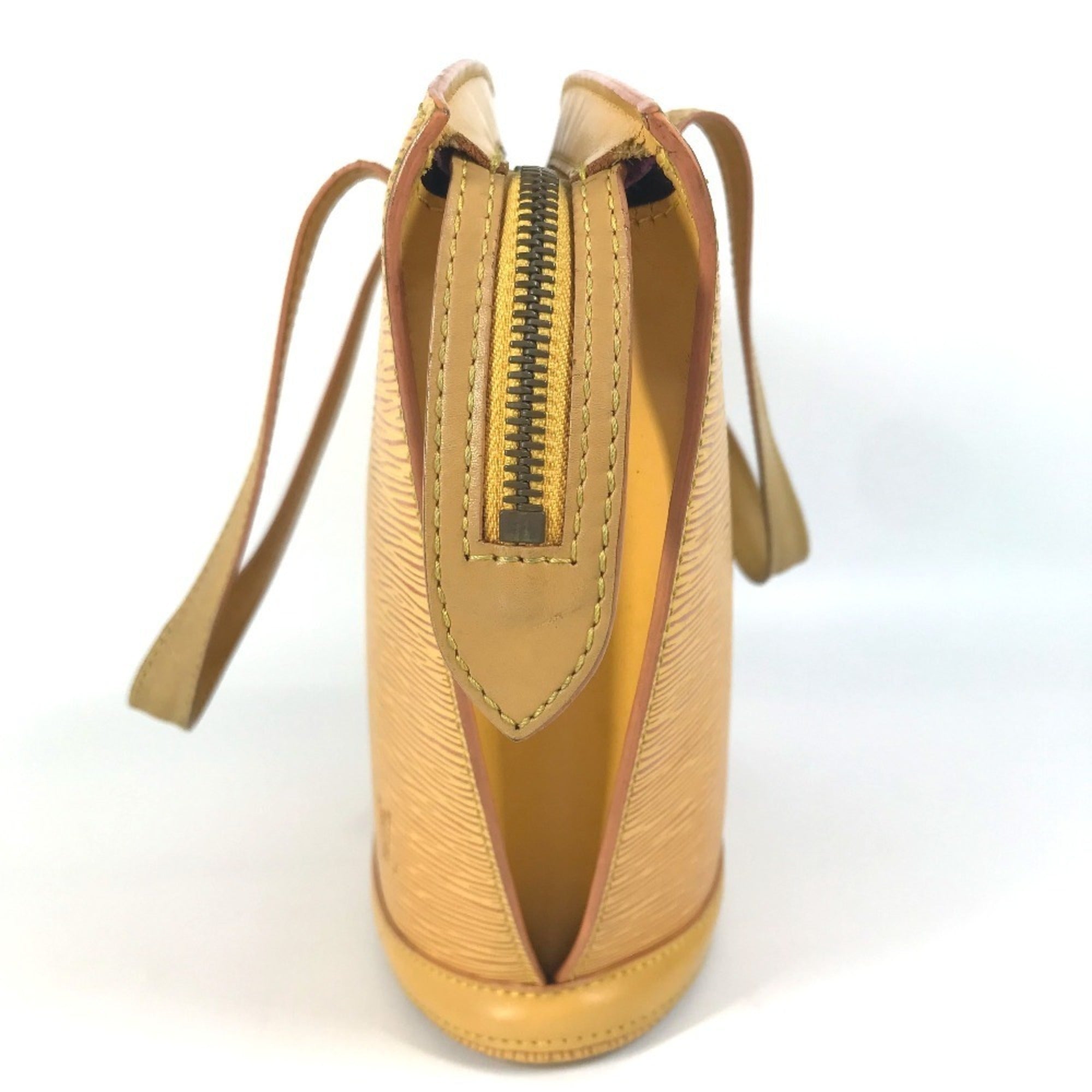 Louis Vuitton Yellow Epi Leather Handbag Tote Bag