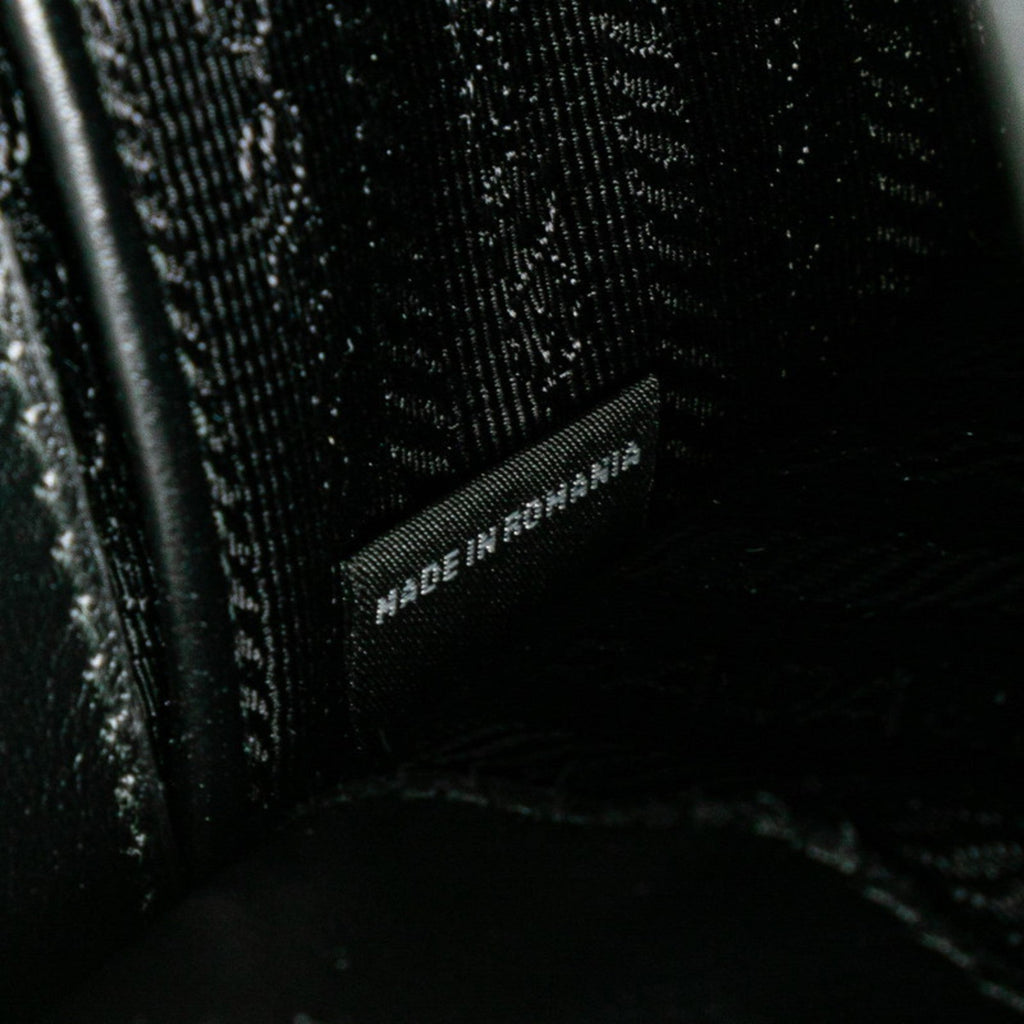 Prada Black Leather Shoulder Bag