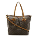 Louis Vuitton Brown Monogram Canvas Shoulder Bag Tote Bag