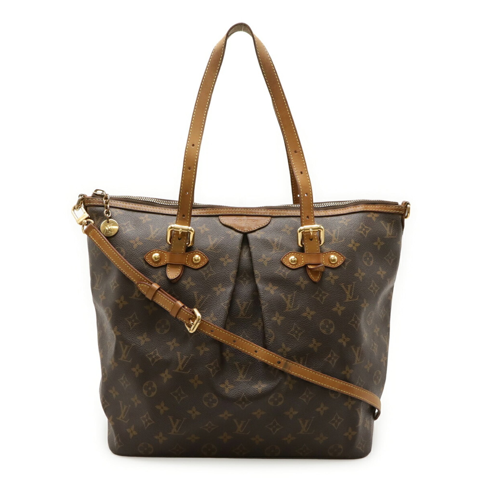 Louis Vuitton Brown Monogram Canvas Shoulder Bag Tote Bag