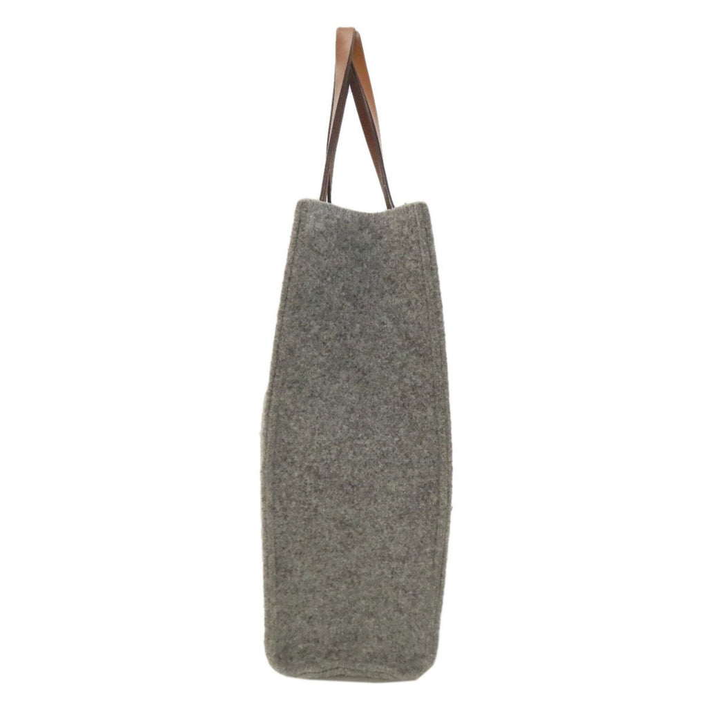 Gucci Gray Felt Tote Bag (Pre-Owned)