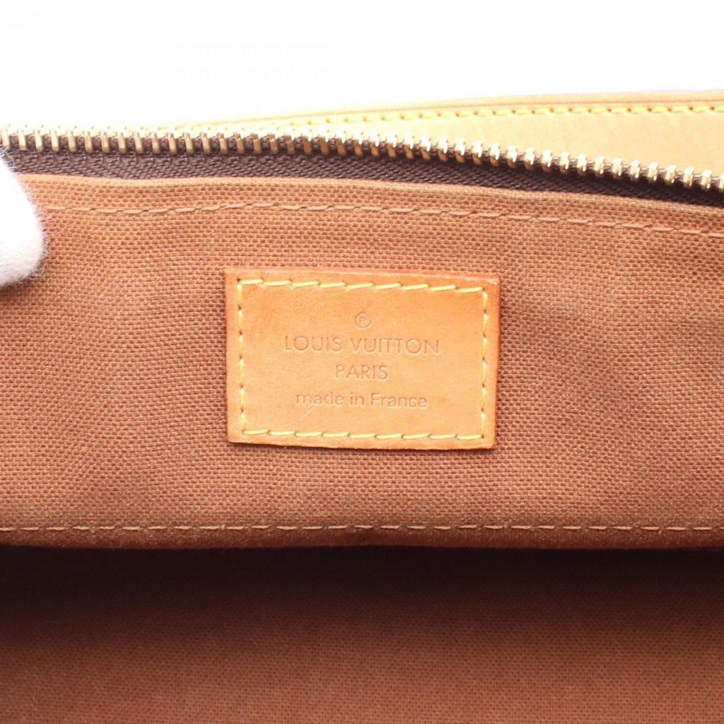 Louis Vuitton Brown Coated Canvas Leather Shoulder Bag