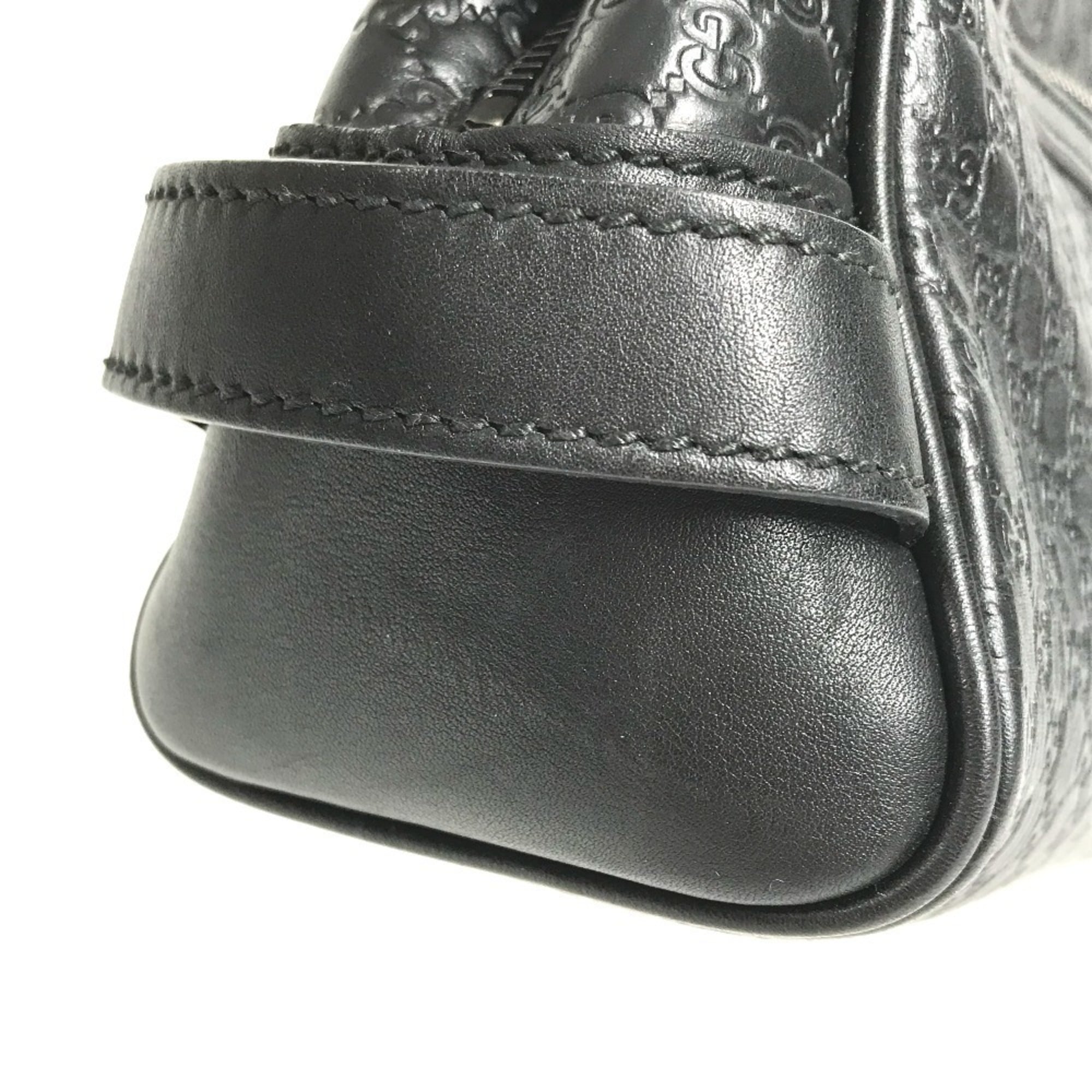Gucci Guccissima Black Gg Leather Clutch Bag (Pre-Owned)