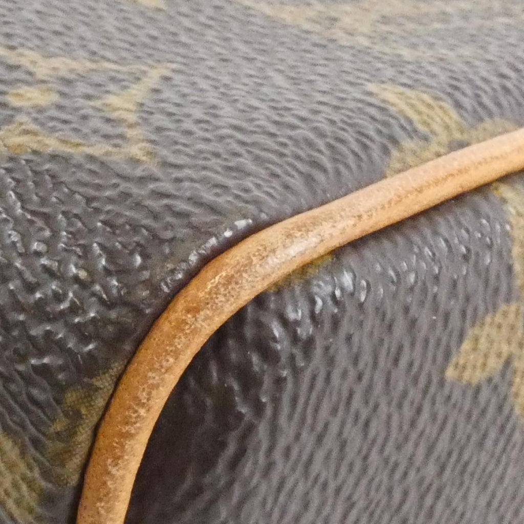 Louis Vuitton Marron Coated Canvas Handbag