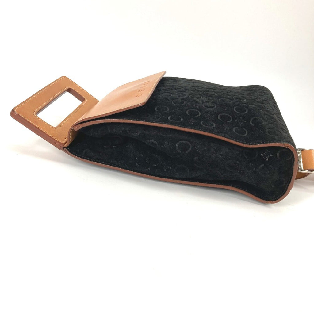 Celine Brown Leather Shoulder Bag