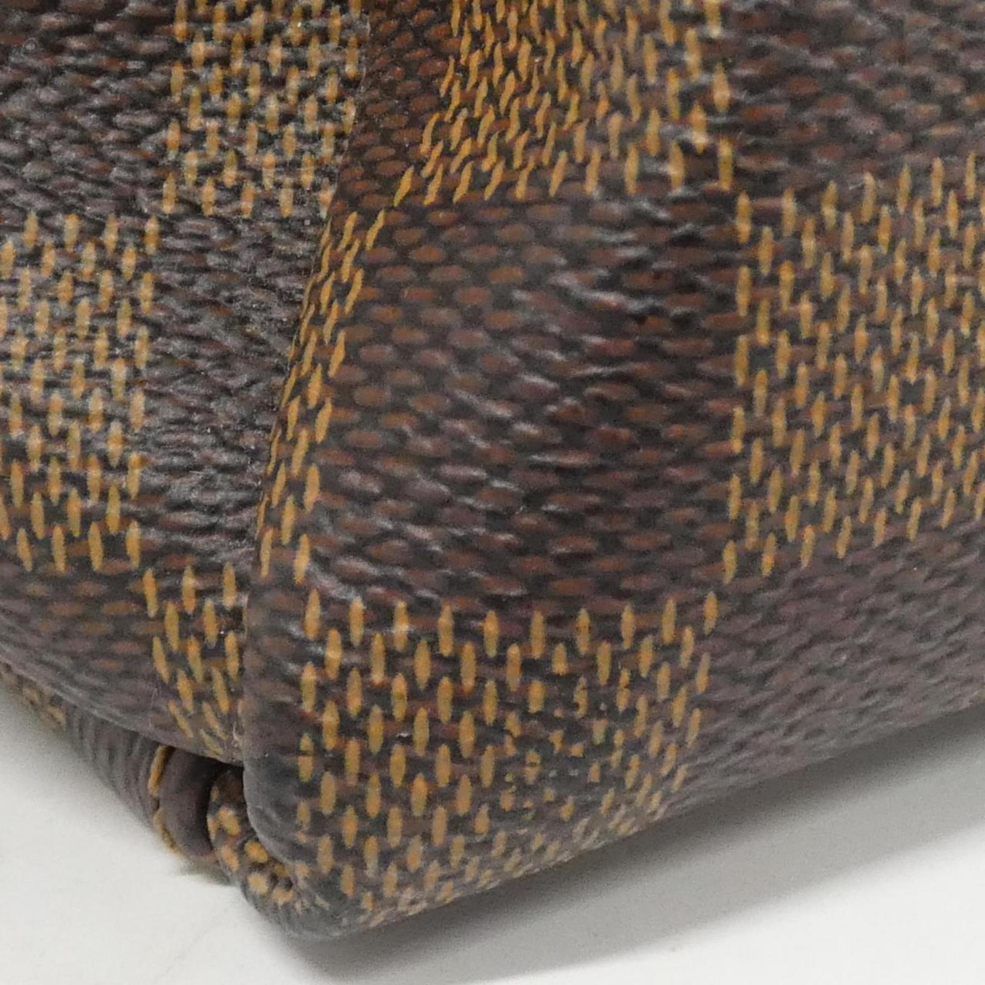 Louis Vuitton Brown Coated Canvas Handbag