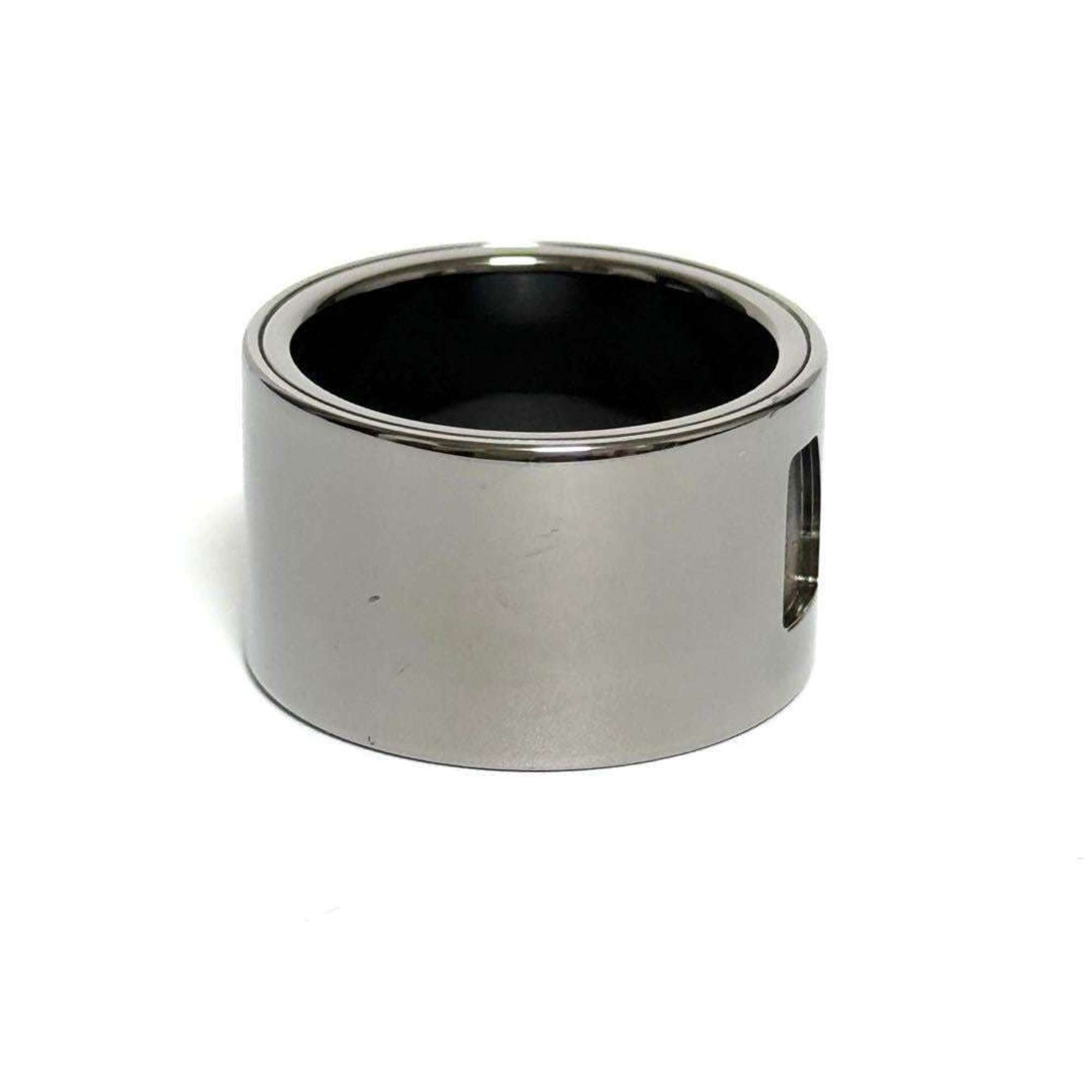 Louis Vuitton Silver Metal Band Ring