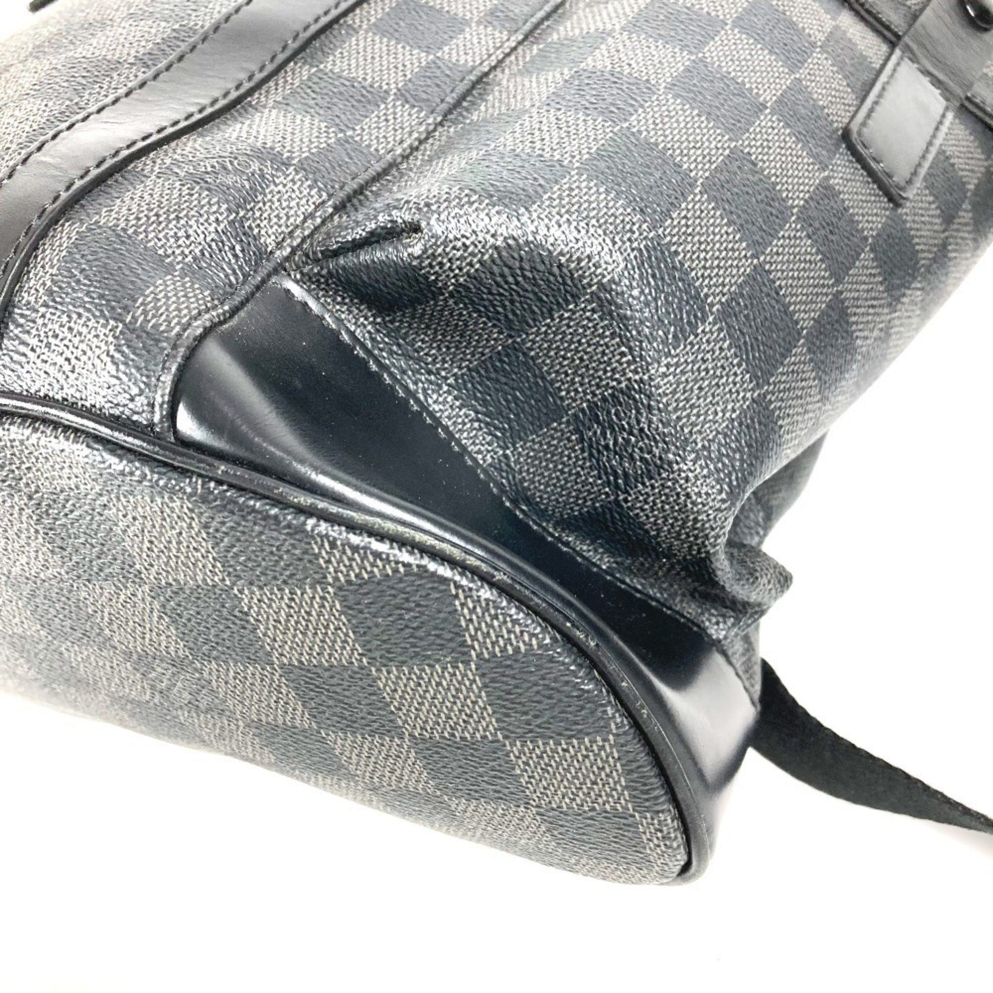 Louis Vuitton Black Damier Graphite Backpack