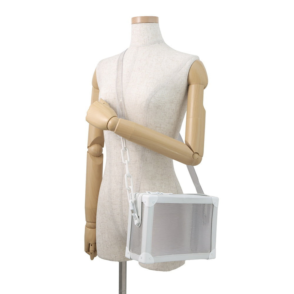 Louis Vuitton White Pvc Leather Shoulder Bag