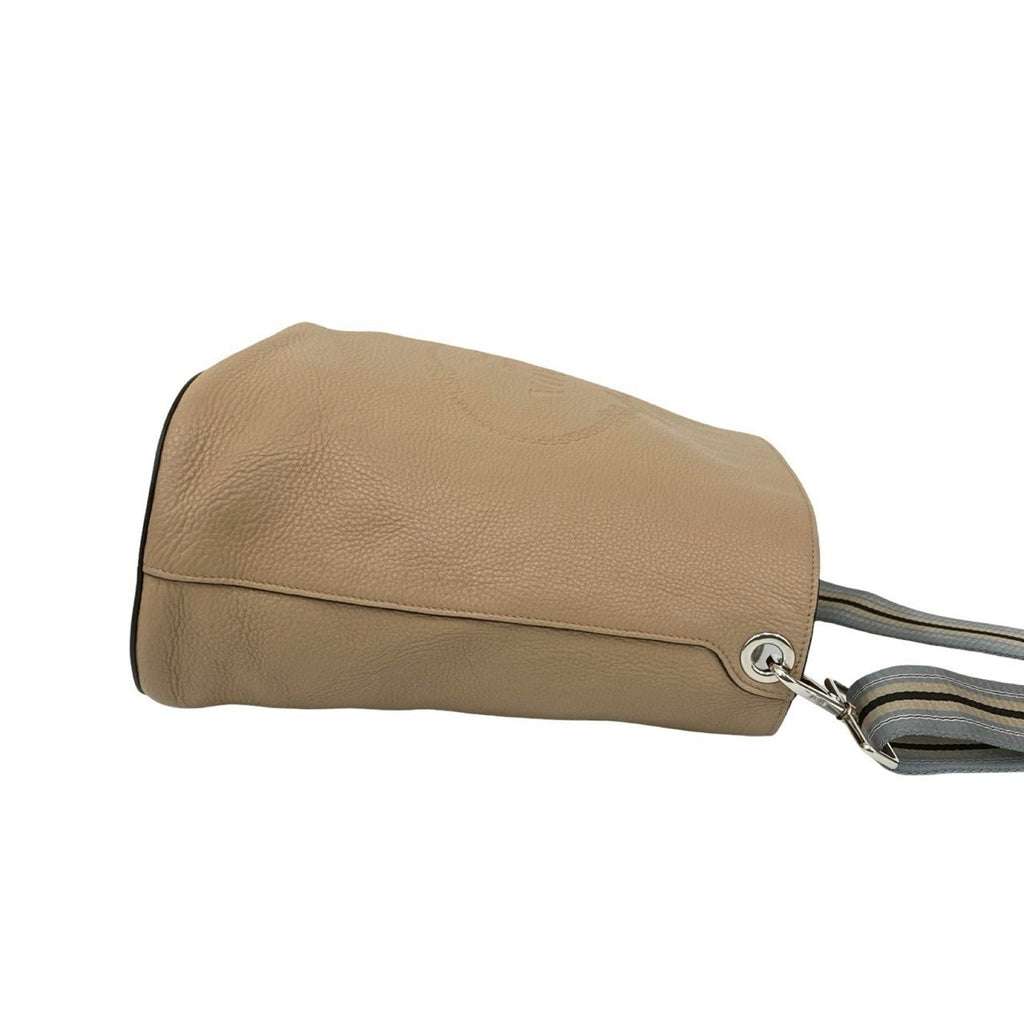 Prada Beige Leather Pochette Shoulder Bag
