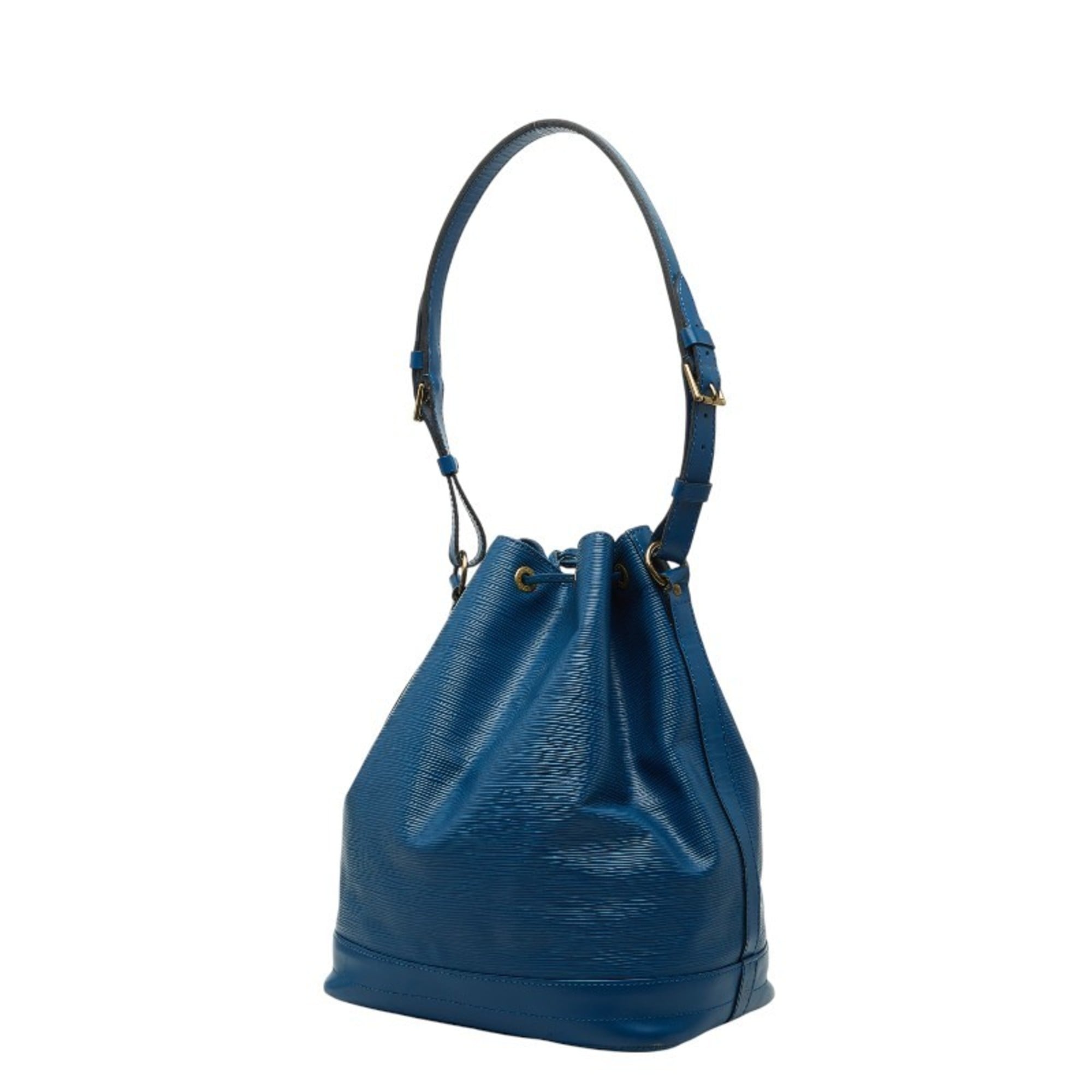 Louis Vuitton Toledo Blue Leather Shoulder Bag