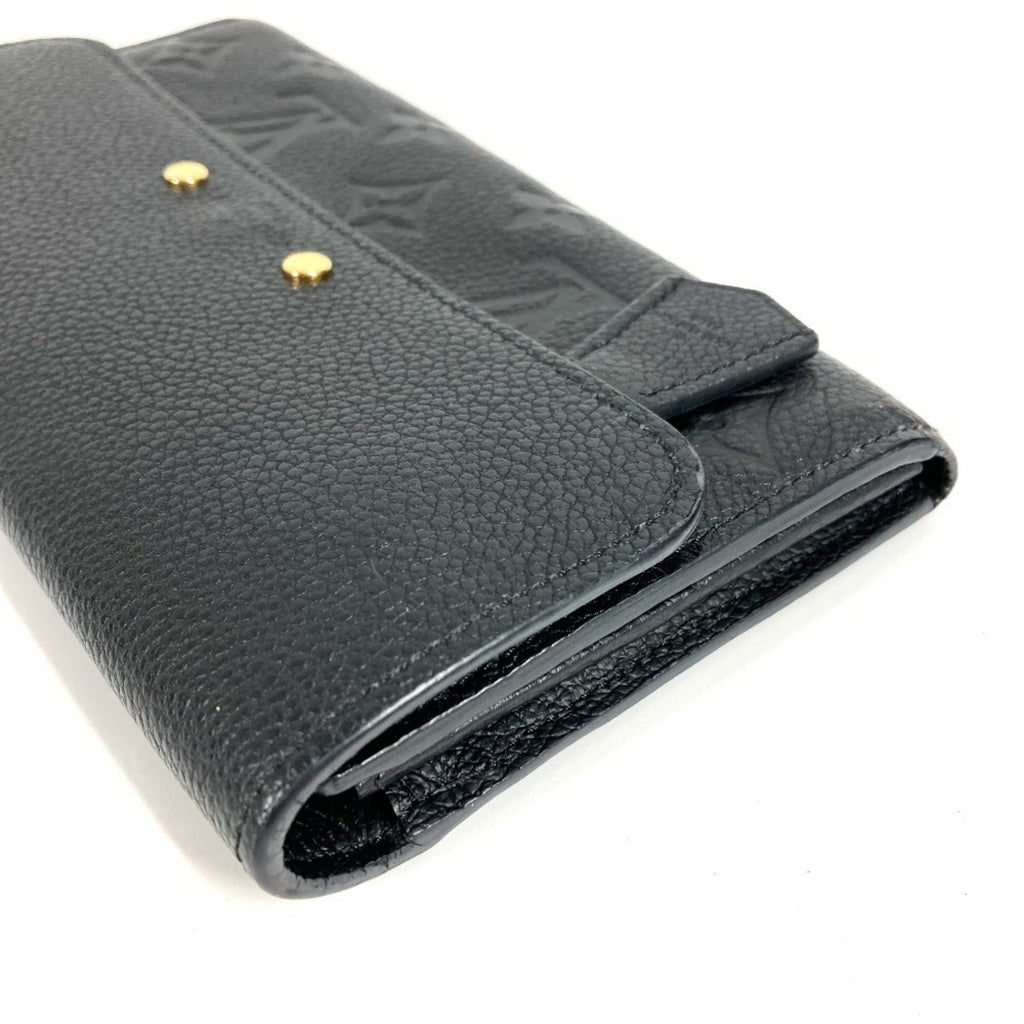 Louis Vuitton Monogram Empreinte Black Noir Monogram Empreinte Long Wallet