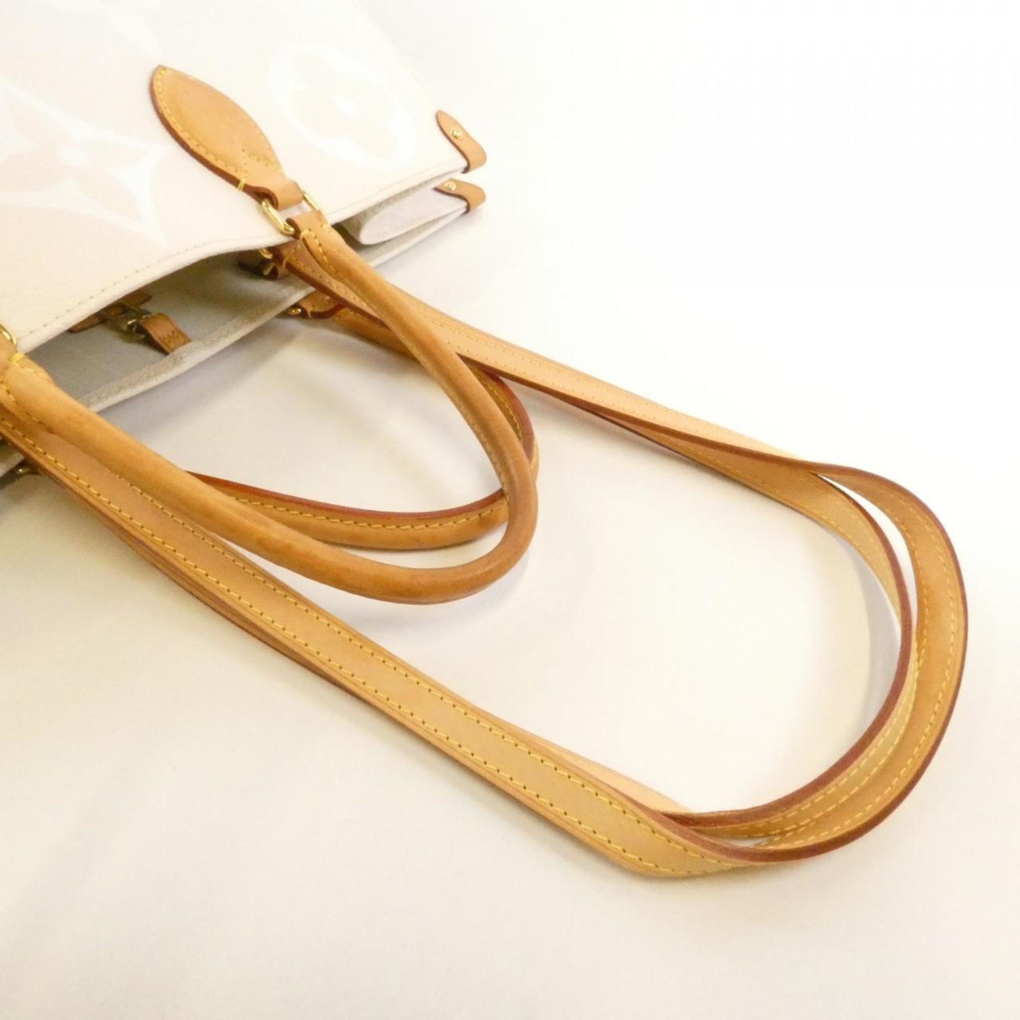 Louis Vuitton Monogram Blue Coated Canvas Handbag