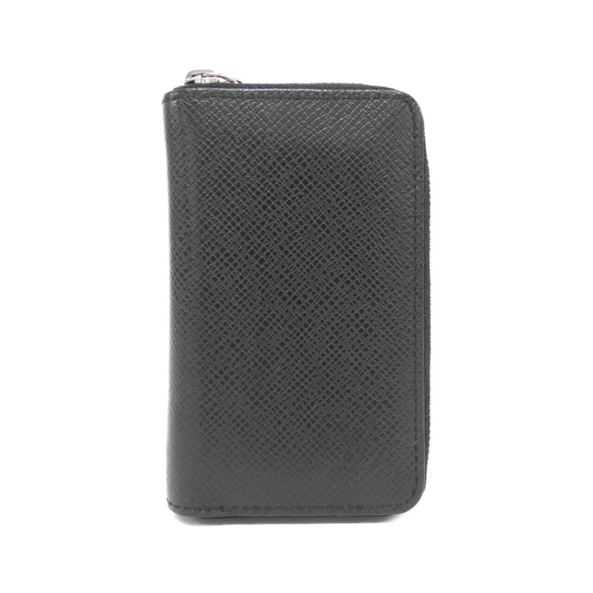Louis Vuitton Black Leather Coin Purse/Coin Case