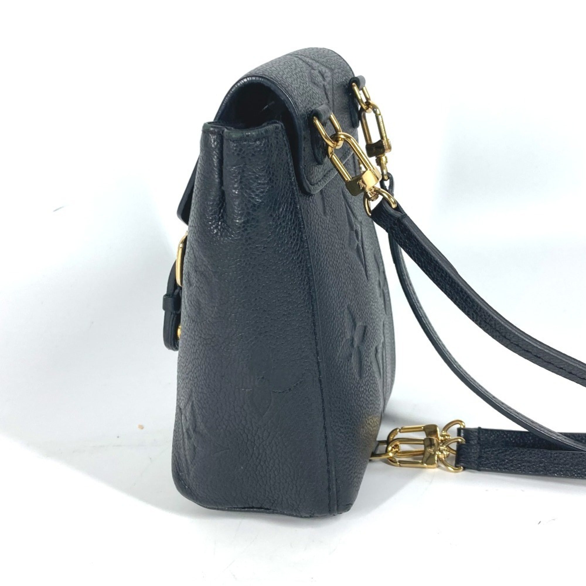 Louis Vuitton Black Noir Monogram Empreinte Backpack