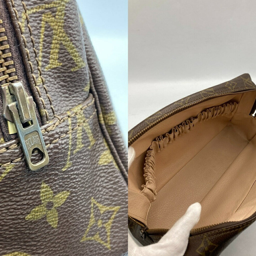 Louis Vuitton Brown Pvc Clutch Bag