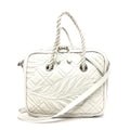 Balenciaga White Leather Hand