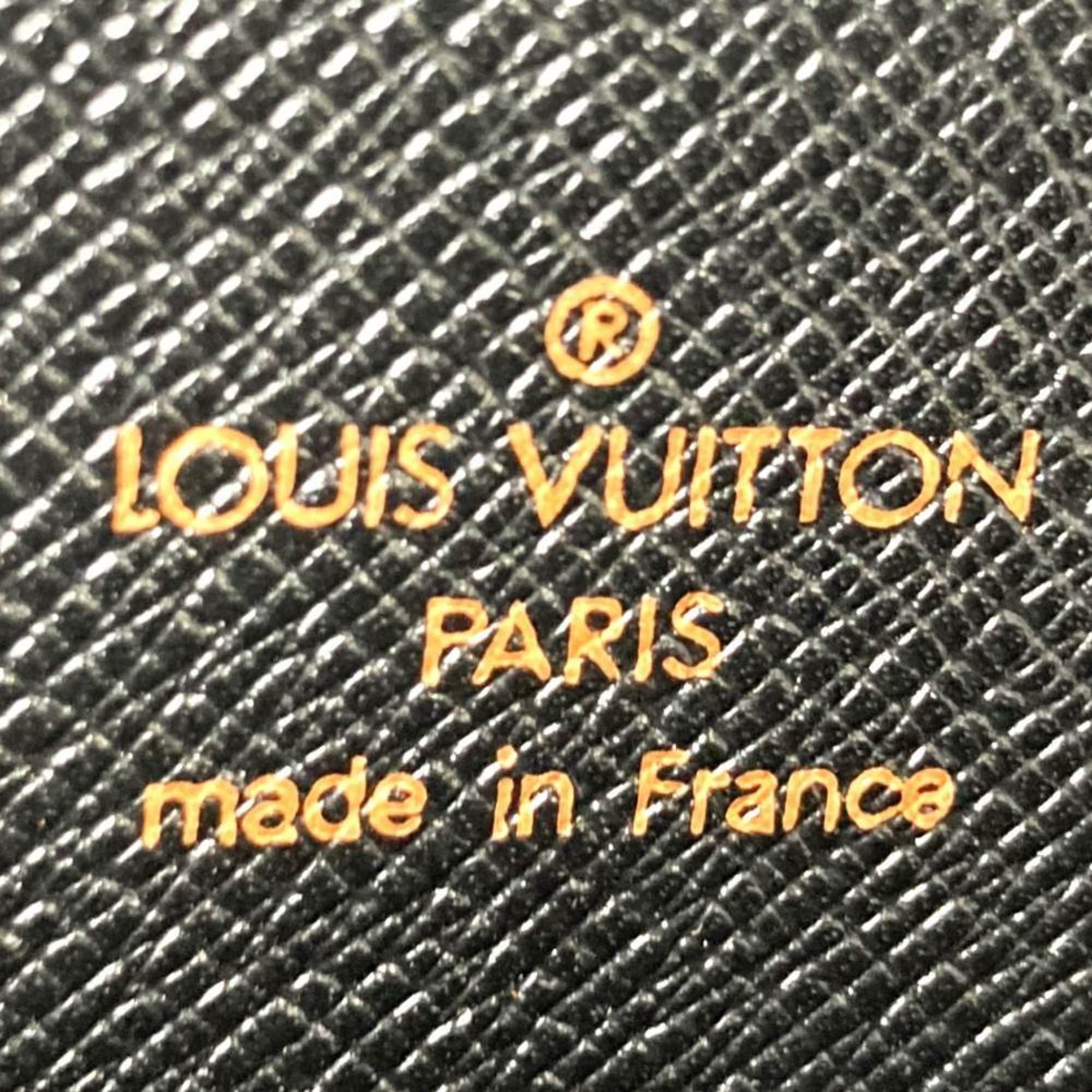 Louis Vuitton Black Noir Epi Leather Clutch Bag