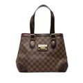 Louis Vuitton Brown Pvc Leather Handbag Tote Bag